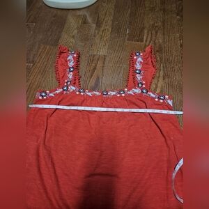 Style & Co. Vibrant Red Sleeveless Blouse